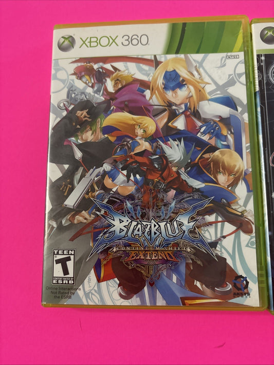BlazBlue: Continuum Shift Extend & Calamity Triggered 2 Game Lot Complete