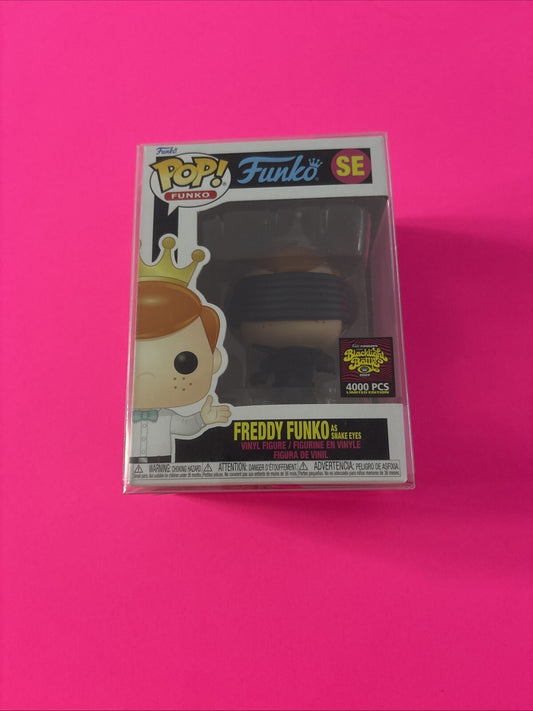 Funko Pop! Freddy Funko As Snake Eyes Fundays Blacklight Battle 4000 PCS NIB