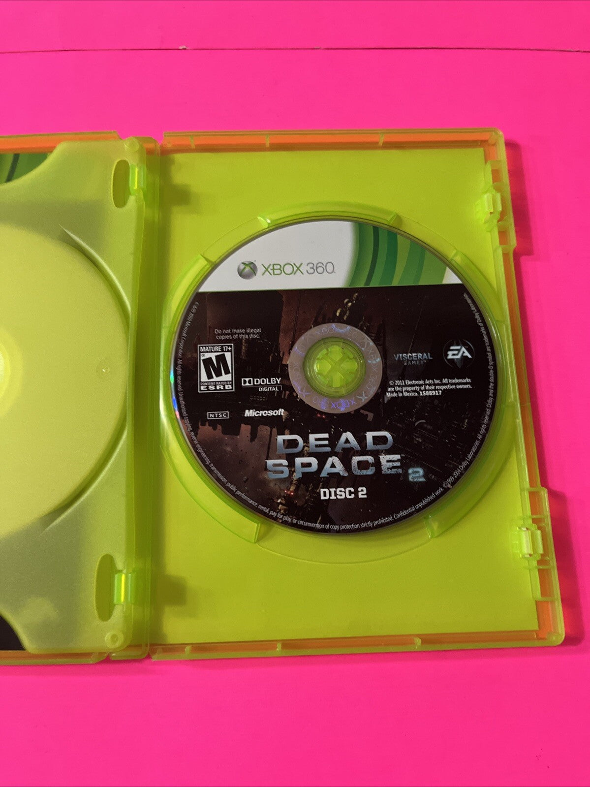 Dead Space 2 (Microsoft Xbox 360, 2011) Complete