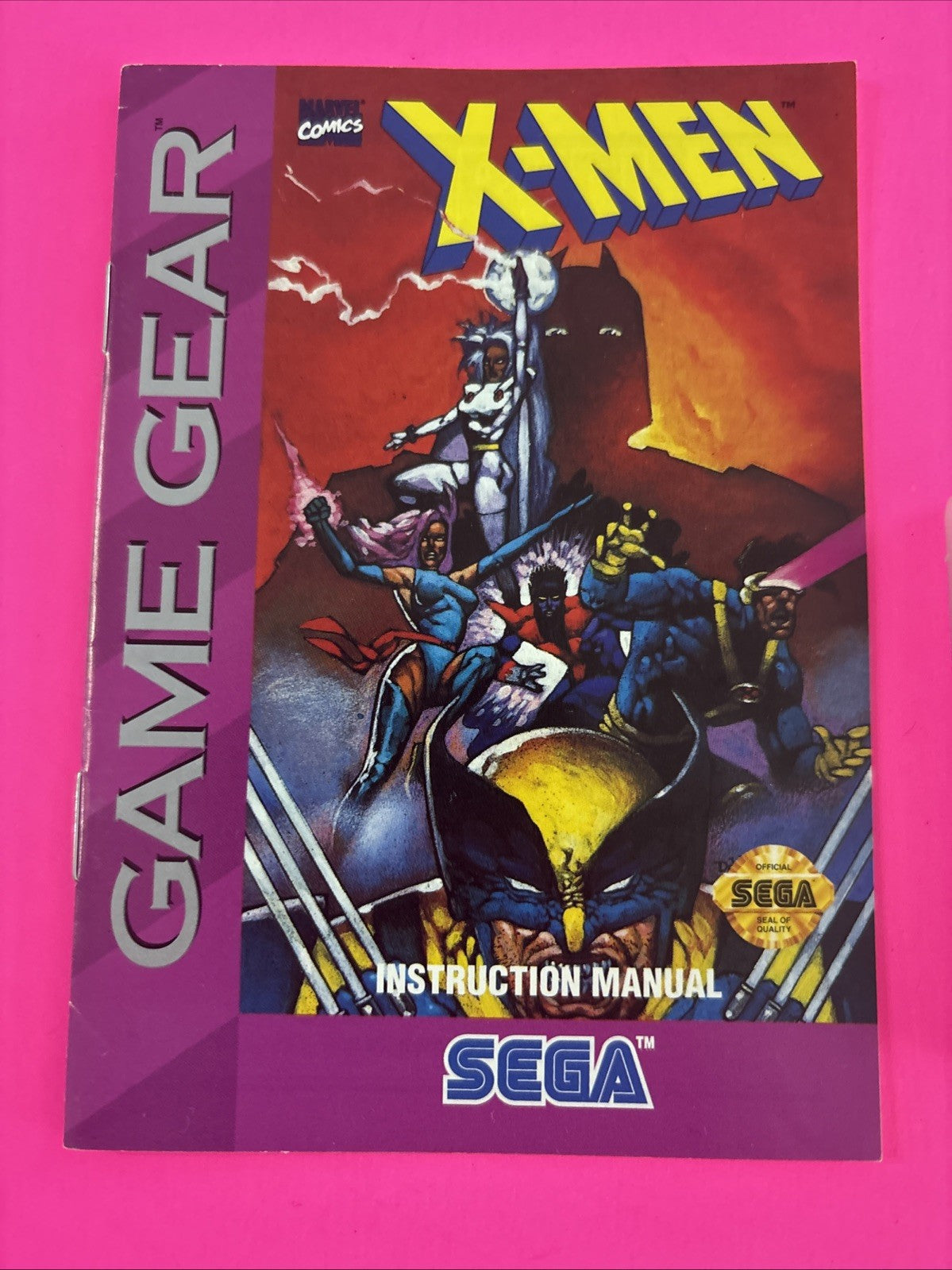 X-men (SEGA Game Gear) w/ manual