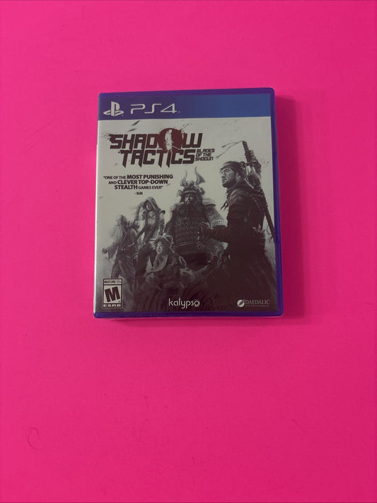 Shadow Tactics: Blades of the Shogun (Sony PlayStation 4, 2017) Brand New Sealed