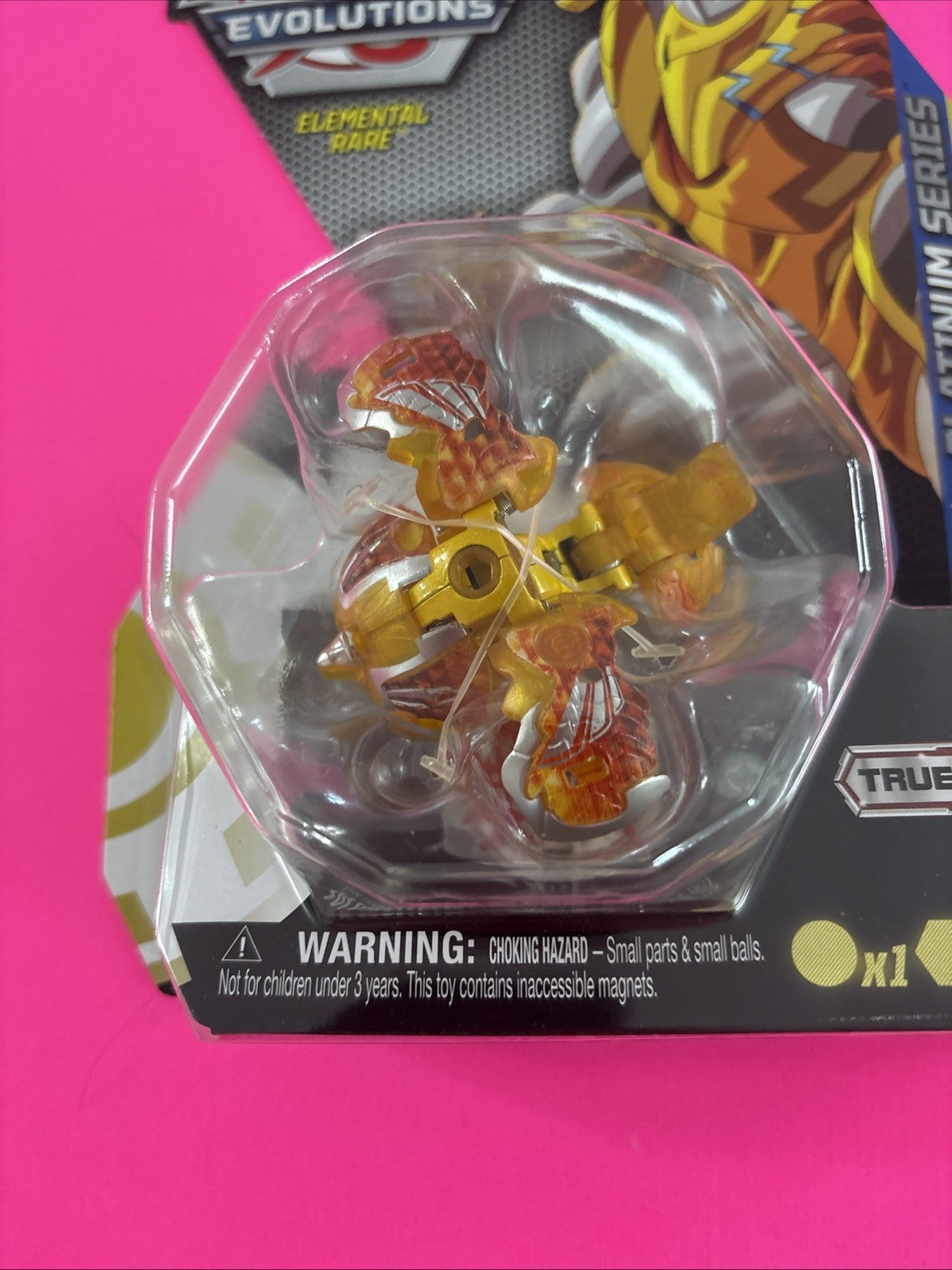 Bakugan Evolutions Elemental Rare NEO PHAROL Platinum Series Brand New #1