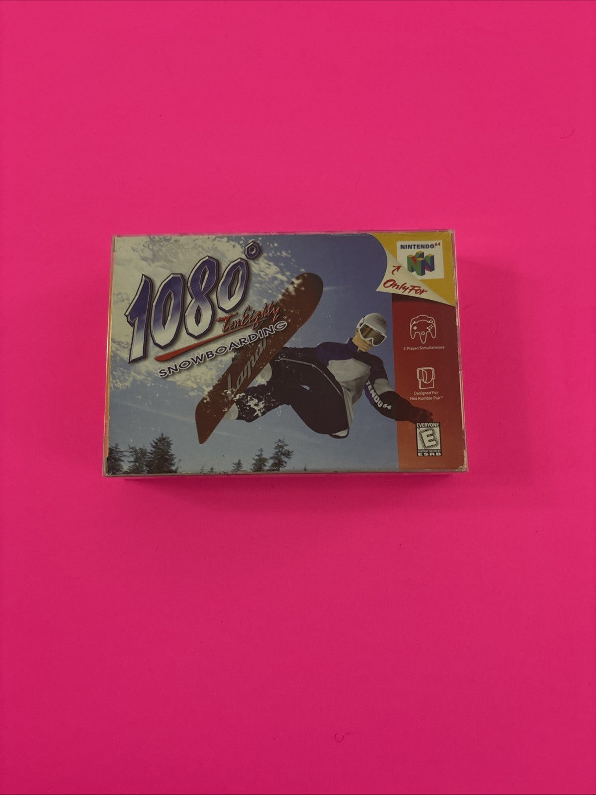 1080° Snowboarding (Nintendo 64, 1998) N64 Box Manual Insert Plastic Protector