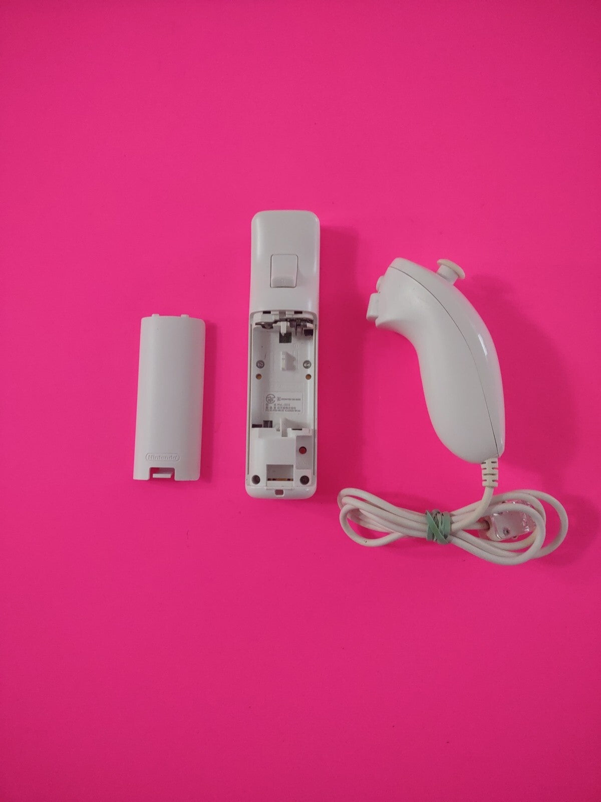 Nintendo RVL-003 Wii Remote Control with Nunchuk Tight & Clean OEM