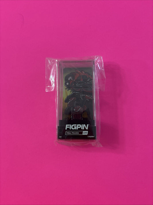 FiGPiN Miles Morales #220 Unlocked Spider-Man Must SEE Excellent