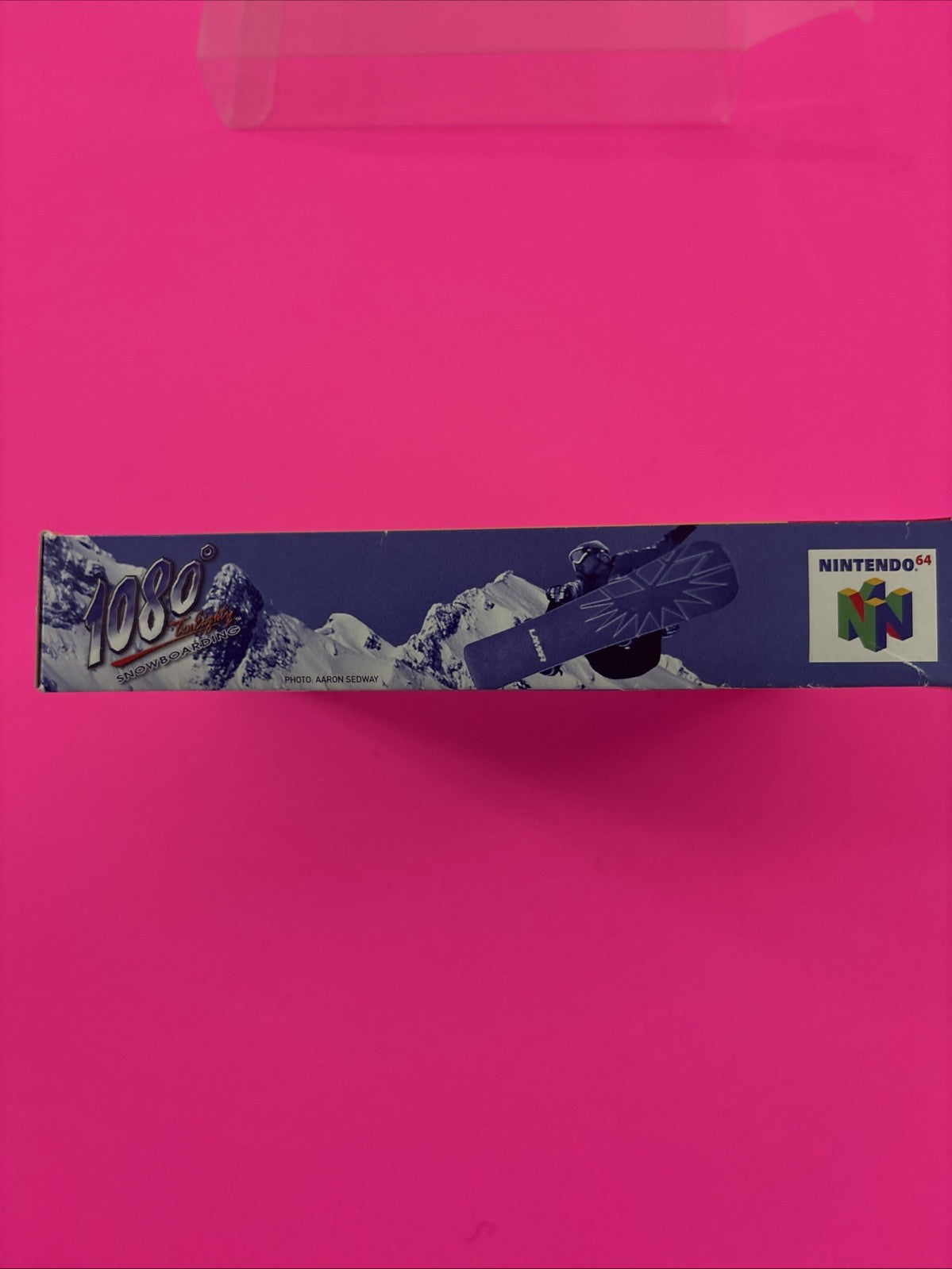 1080° Snowboarding (Nintendo 64, 1998) N64 Box Manual Insert Plastic Protector