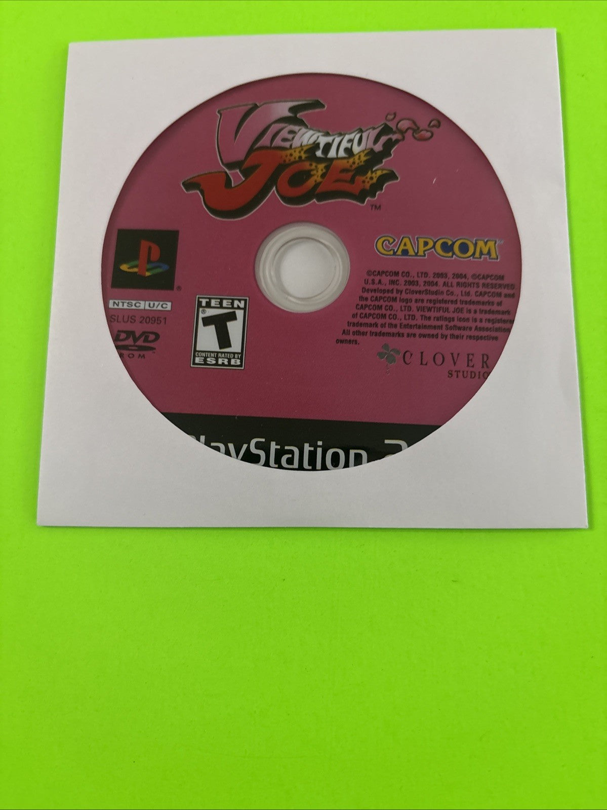 Viewtiful Joe (Sony PlayStation 2, 2004) PS2 Disc Only