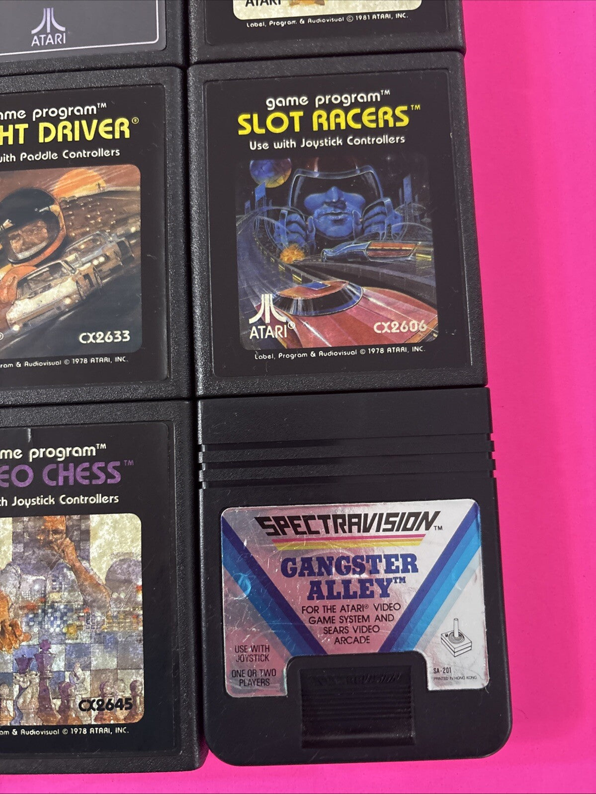 Atari 2600 Lot of 12 Games - ALL TESTED - Working - Cleaned Pins (1)