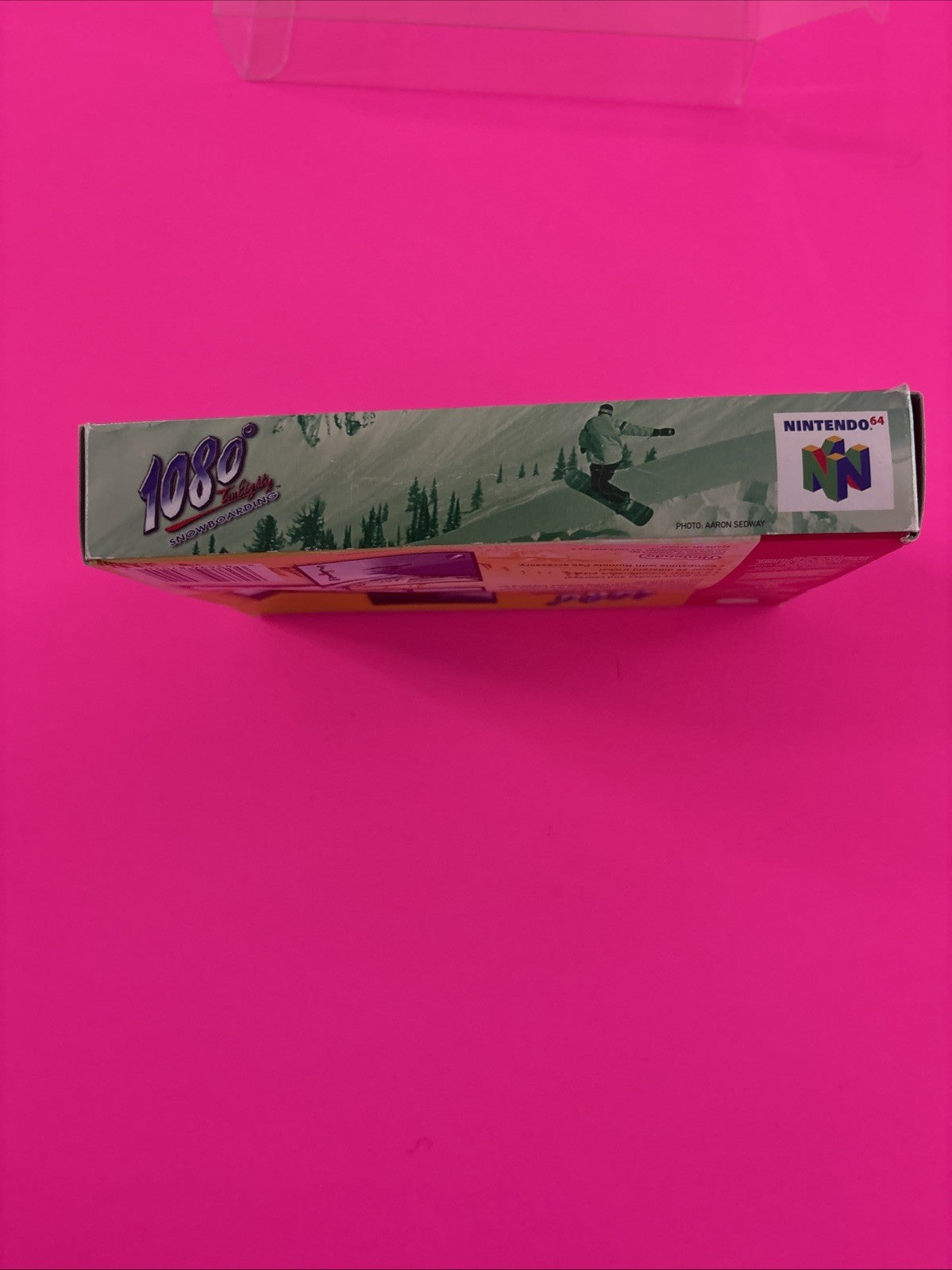 1080° Snowboarding (Nintendo 64, 1998) N64 Box Manual Insert Plastic Protector