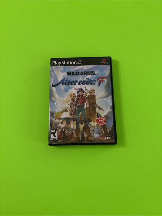 Wild Arms: Alter Code F (Sony PlayStation 2, 2005) CIB PS2 w/ Bonus Disc