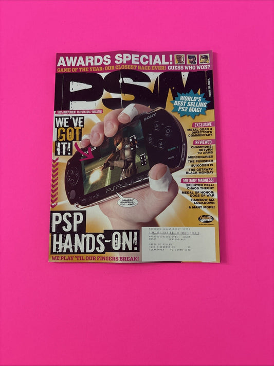 PlayStation Magazine PSM February, 2005 Issue 94 Awards Special