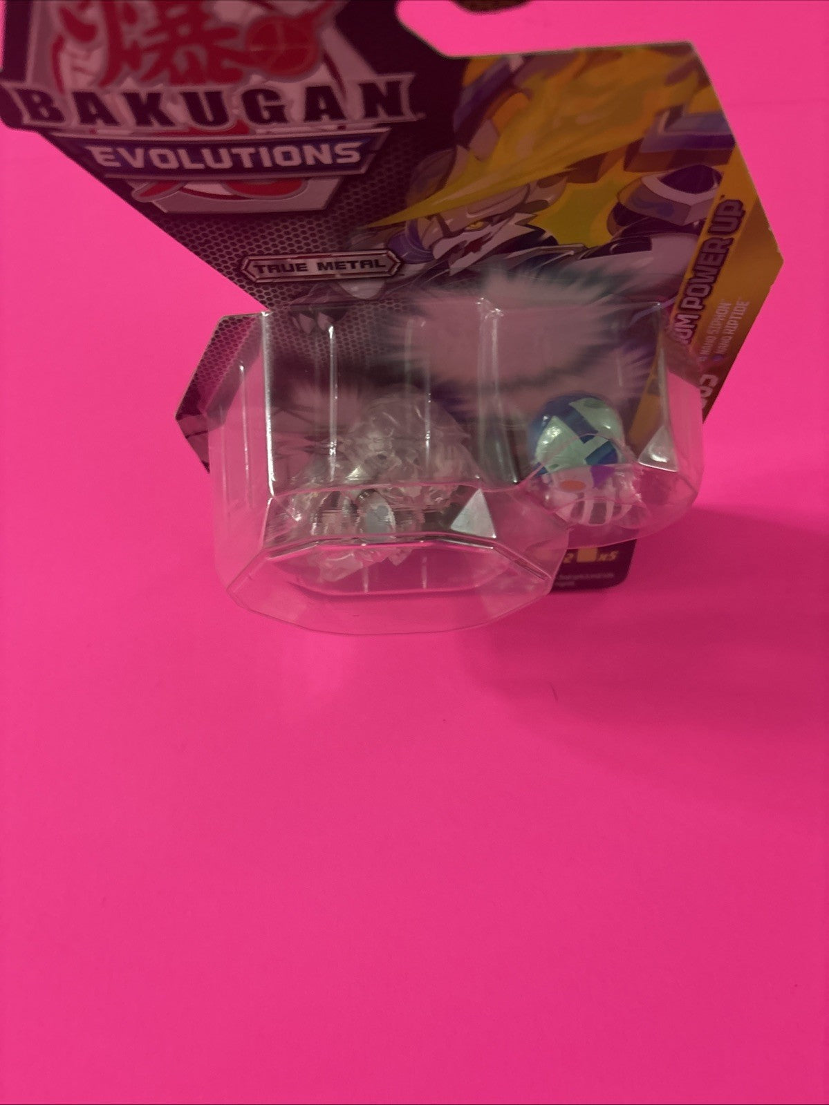Bakugan Evolutions Colossus Platinum Power Up Pack Diamond Chase Rare Brand New
