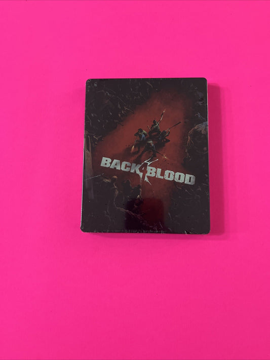 Back 4 Blood SteelBook Case for Xbox One Series X PS4 PS5 - SEALED - No Game