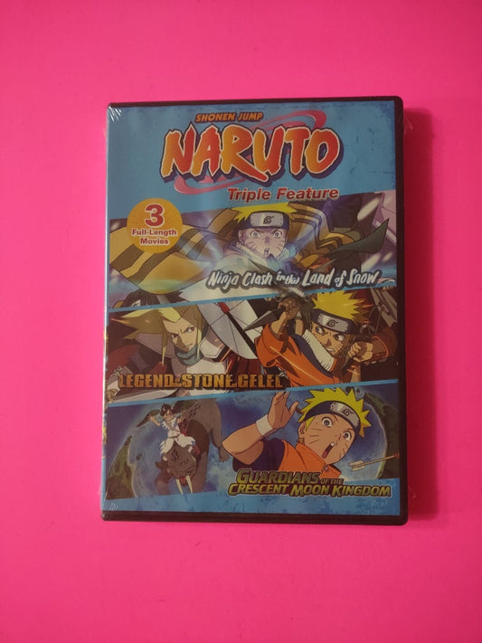 Naruto Movies Triple Feature [New DVD] 3 Pack, Subtitled Brand New Sealed
