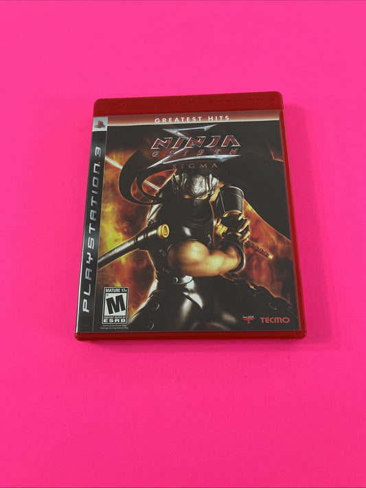 Ninja Gaiden: Sigma (Sony PlayStation 3 PS3, 2008) Complete w/Manual