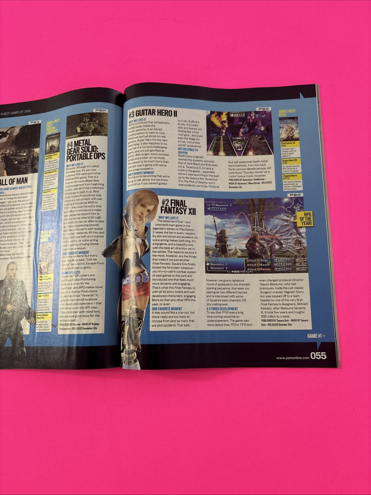 Independent PlayStation Magazine PSM February 2007 Issue 120 PS3 vs XBox 360