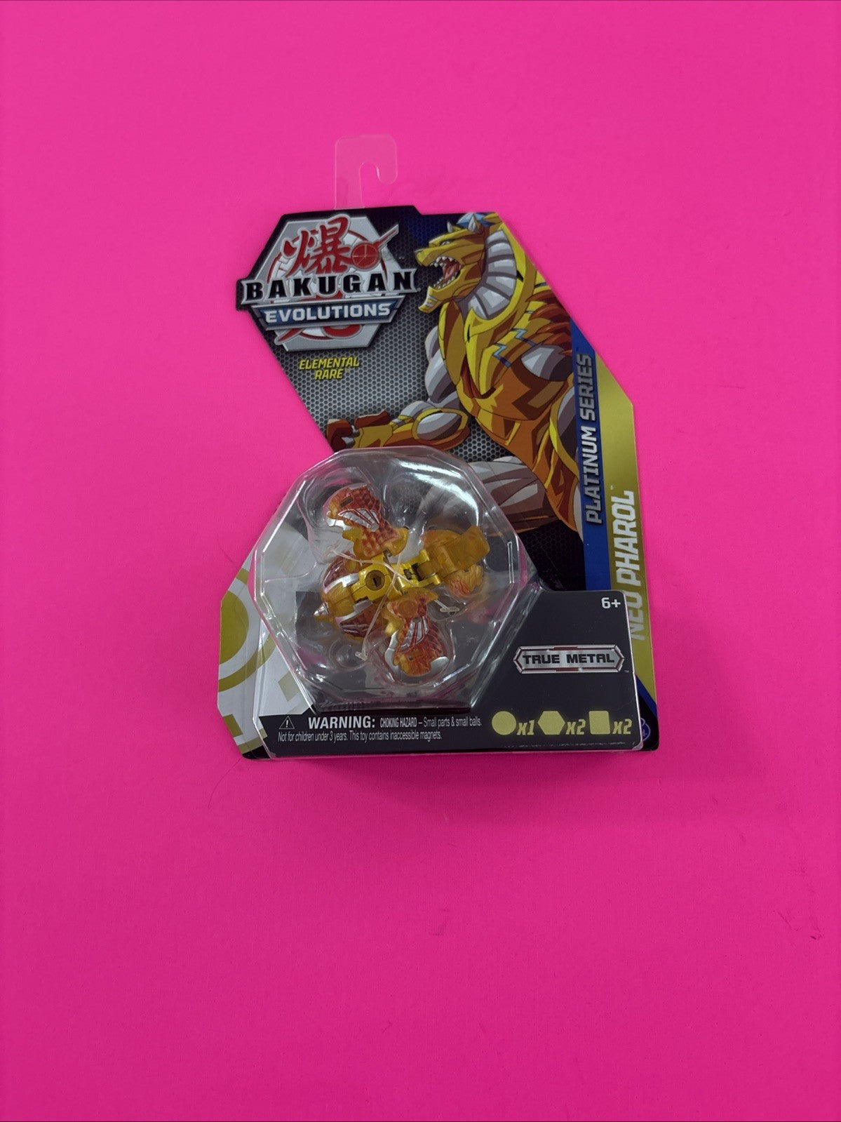 Bakugan Evolutions Elemental Rare NEO PHAROL Platinum Series Brand New #1