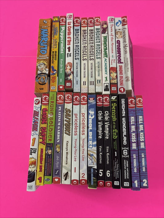 Random English Manga Lot Bundle (26 Books) #3 Priceless Bleach chibi Vampire
