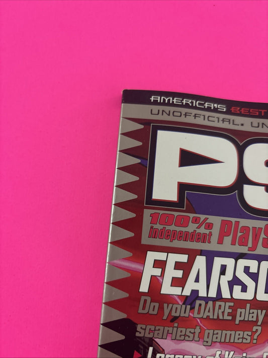 PSM PlayStation Magazine Oct 1998 with Lid Sticker Legacy Of Kain Darkstalkers