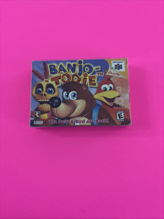 Banjo-Tooie (Nintendo 64, 1997) N64 Complete with Inserts & Plastic Protector