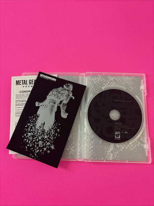 Metal Gear Solid 4 Guns of The Patriots Metal Gear Saga Vol. 2 DVD