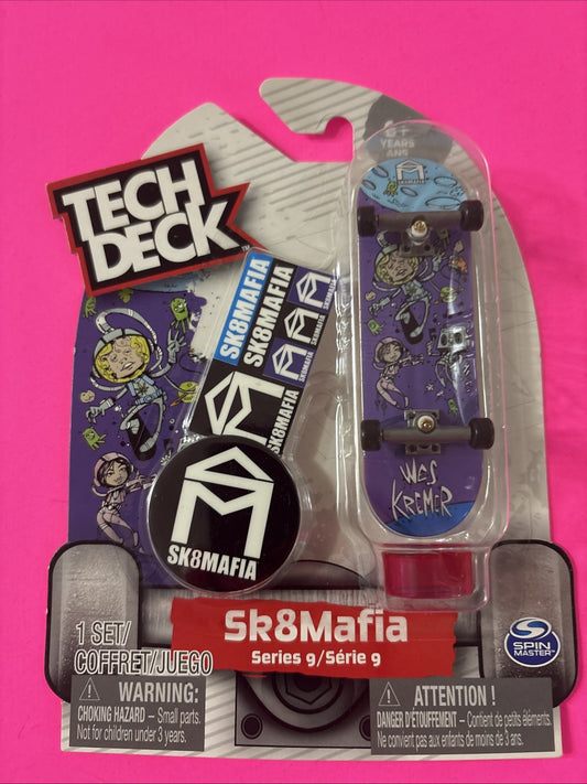 TECH DECK SK8Mafia Fingerboard Skateboard Ultra Rare Series 9 Brand New #1