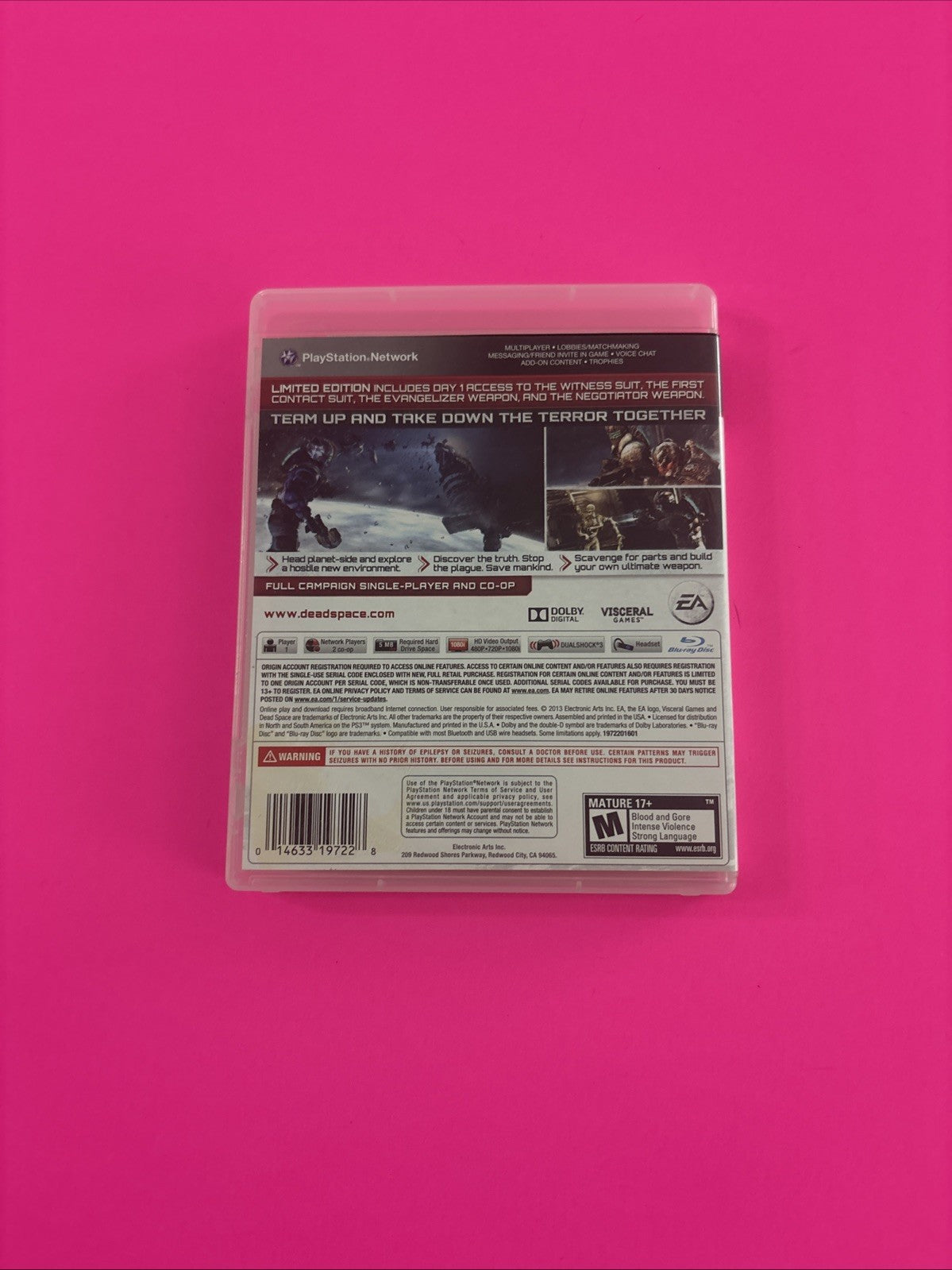 Dead Space 3 (Sony PlayStation 3, 2013) CIB