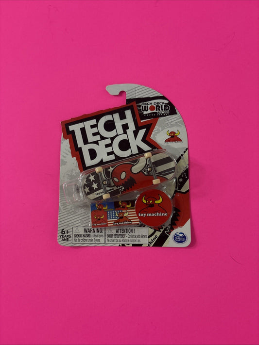 TECH DECK TOY MACHINE Fingerboard Skateboard ULTRA RARE NEW World Edition