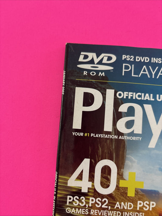 Official PlayStation Magazine January 2007 * FINAL ISSUE w/ Demo