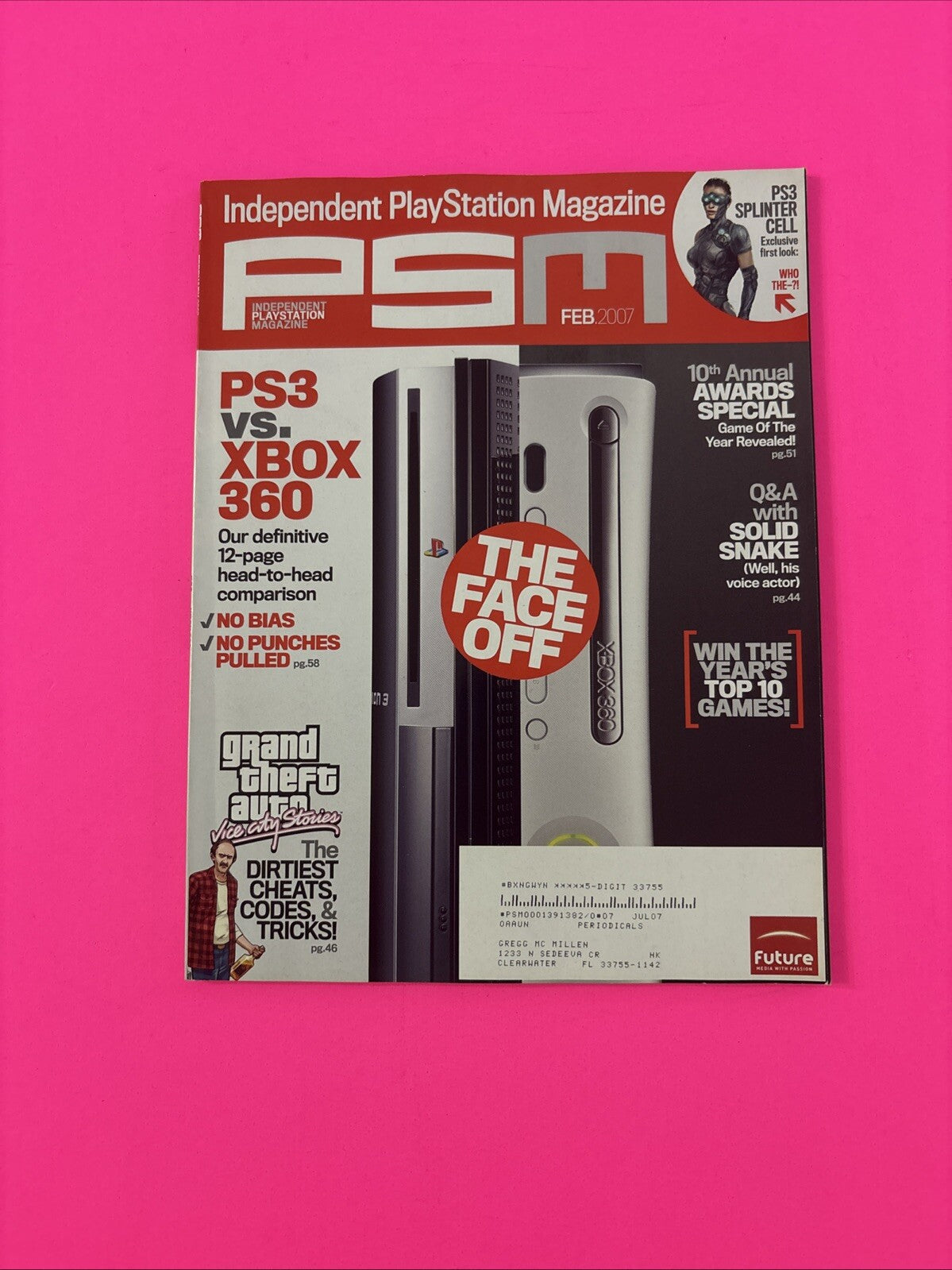 Independent PlayStation Magazine PSM February 2007 Issue 120 PS3 vs XBox 360