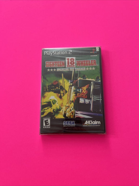 18-Wheeler: American Pro Trucker (Sony PlayStation 2, 2001) PS2 Brand New Sealed